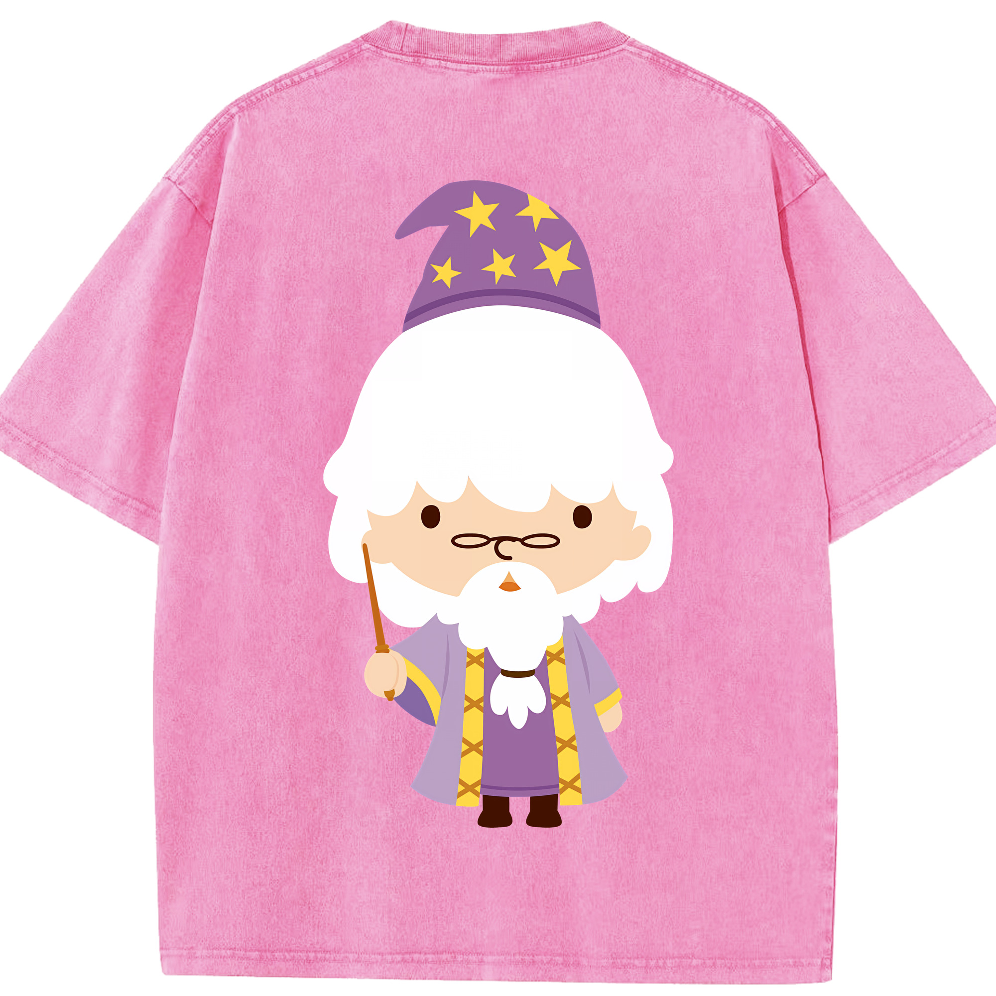 （画像用） Harry Potter ハリー・ポッターシリーズ 綿100% ヴィンテージ風 半袖Tシャツ（背面プリント）
